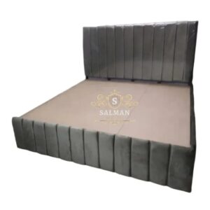 customized beautiful simple velvet cution king size bed